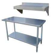 Sportsman Stainless Steel Table and Shelf Set SSWSET